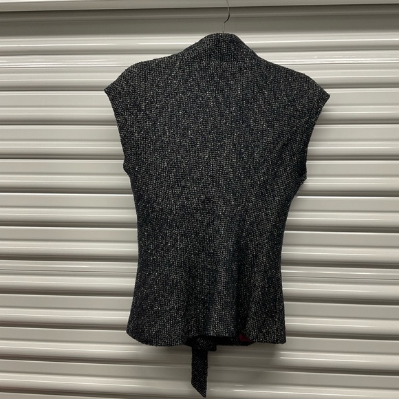 CAbi Pink and Black Tweed Vest Size S - Picture 3 of 3